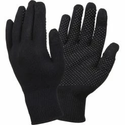 Army Navy Store Black - Touch Screen Gloves With Gripper Dots