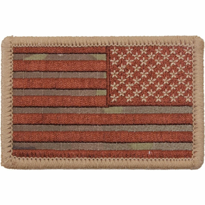 Rothco Multicam - Reversed US Flag Sew On Patch 3 Rothco Multicam - Reversed US Flag Sew On Patch