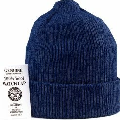 Army Navy Store Headwear Navy Blue - Genuine GI US Navy Watch Cap - Wool USA Made