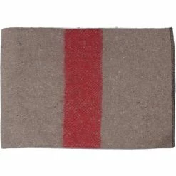 Army Navy Store Sales Store 35 Army Navy Store Blankets Tan Red Strip - Swiss Style Wool Blanket