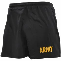 Rothco Black - Army Physical Training Shorts