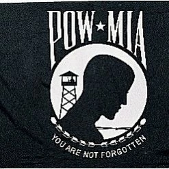 Rothco Black - POW MIA Flag With Emblem 2' X 3' Flags