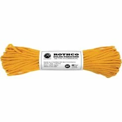 Rothco Goldenrod - Military Grade 550 LB Tested Type III Paracord Rope 100' - Nylon USA Made
