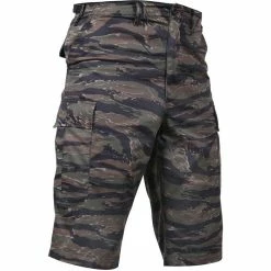 Rothco Tiger Stripe Camouflage - Long Length Camo BDU Shorts 8 Rothco Tiger Stripe Camouflage - Long Length Camo BDU Shorts