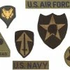 Rothco Subdued - Assorted Military Sew On Patches 100 Pack