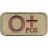 Rothco O Positive Blood Type Morale Patch 1 Rothco O Positive Blood Type Morale Patch