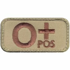 Rothco O Positive Blood Type Morale Patch