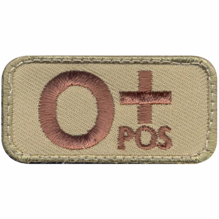 Rothco O Positive Blood Type Morale Patch 3 Rothco O Positive Blood Type Morale Patch