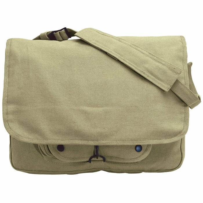 Rothco Khaki - Vintage Army Paratrooper Shoulder Bag Bags 3 Rothco Khaki - Vintage Army Paratrooper Shoulder Bag Bags