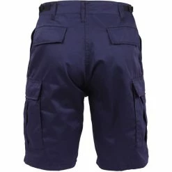 Rothco Navy Blue - Military Cargo BDU Shorts - Polyester Cotton Twill