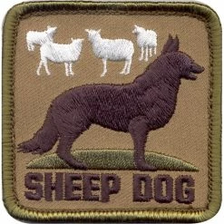 Rothco Sheep Dog Patch With Hook Back