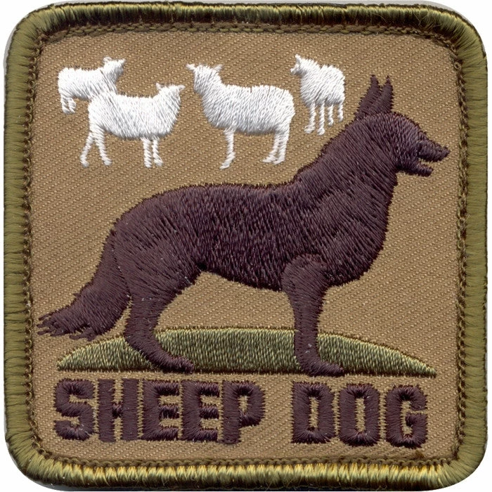 Rothco Sheep Dog Patch With Hook Back 3 Rothco Sheep Dog Patch With Hook Back