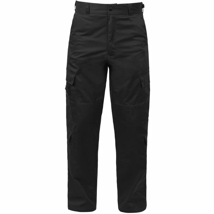 Rothco Black - 9 Pocket EMT Pants - Polyester Cotton Twill 5 Rothco Black - 9 Pocket EMT Pants - Polyester Cotton Twill