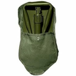 Army Navy Store Camping / Survival Gear Olive Drab - Military Style Mini Tri-Fold Shovel With Cover