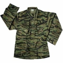 Rothco Tiger Stripe Camouflage - Military Vintage Vietnam Fatigue Shirt Shirts