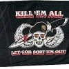 Rothco Black - KILL 'EM ALL Flag With Skull And Wing Emblem 3' X 5' 1 Rothco Black - KILL 'EM ALL Flag With Skull And Wing Emblem 3' X 5'