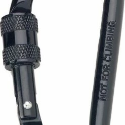 Rothco Black - Professional Aluminum Alloy Locking Carabiner - 80mm