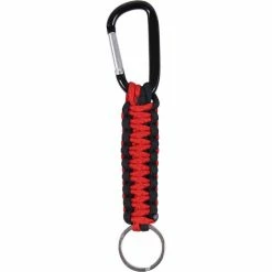 Rothco Red Black - Tactical Survival Paracord Carabiner Key Chain Key Chains