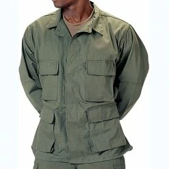 Rothco Olive Drab - Military BDU Shirt - Cotton Ripstop