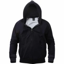 Rothco Navy - Thermal-Lined Zipper Hooded Sweatshirt Shirts