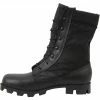 Rothco Black - Panama Sole Military Speedlace Jungle Boots - Leather 9 In.