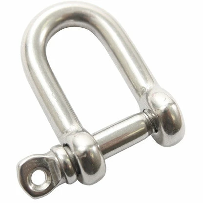 Rothco Stainless Steel - Straight D Shackle With Screw Pin 4mm 3 Rothco Stainless Steel - Straight D Shackle With Screw Pin 4mm