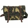 Rothco Woodland Camouflage - Vintage Canvas Explorer Shoulder Bag With Leather 1 Rothco Woodland Camouflage - Vintage Canvas Explorer Shoulder Bag With Leather