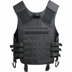 Army Navy Store Black - Advanced MOLLE Compatible Tactical Vest Vests