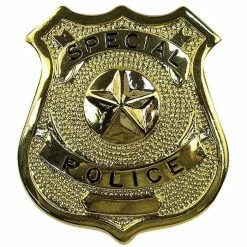 Rothco Law Enforcement Gear Gold - SPECIAL POLICE Pin-On Badge