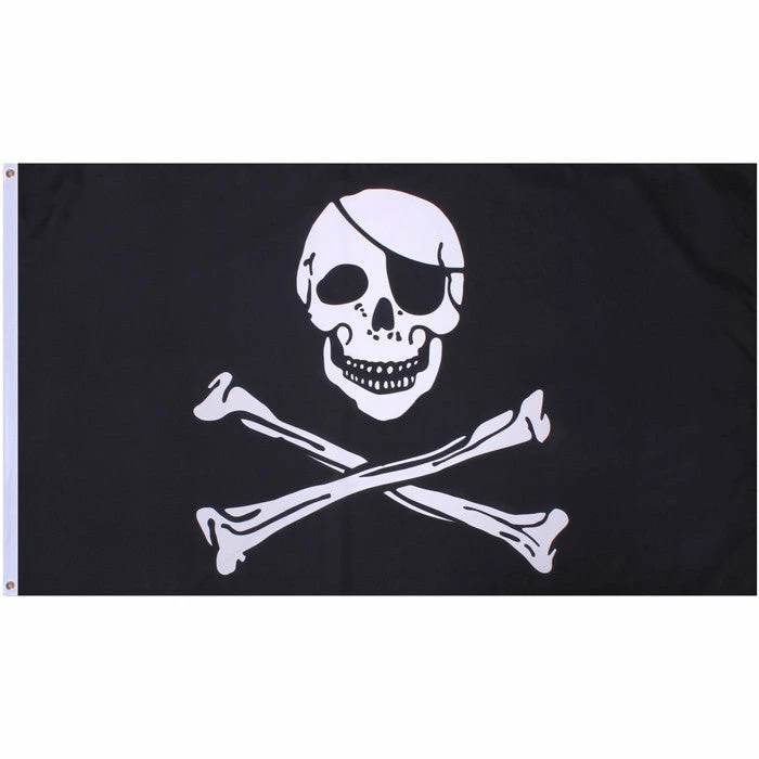 Rothco Black - Jolly Roger Emblem Flag 3' X 5' 3 Rothco Black - Jolly Roger Emblem Flag 3' X 5'