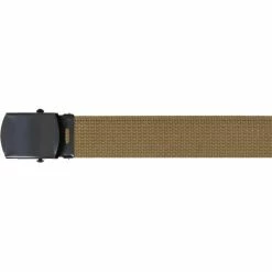 Rothco Belts / Suspenders Coyote Brown - Military Web Belt - Black Buckle