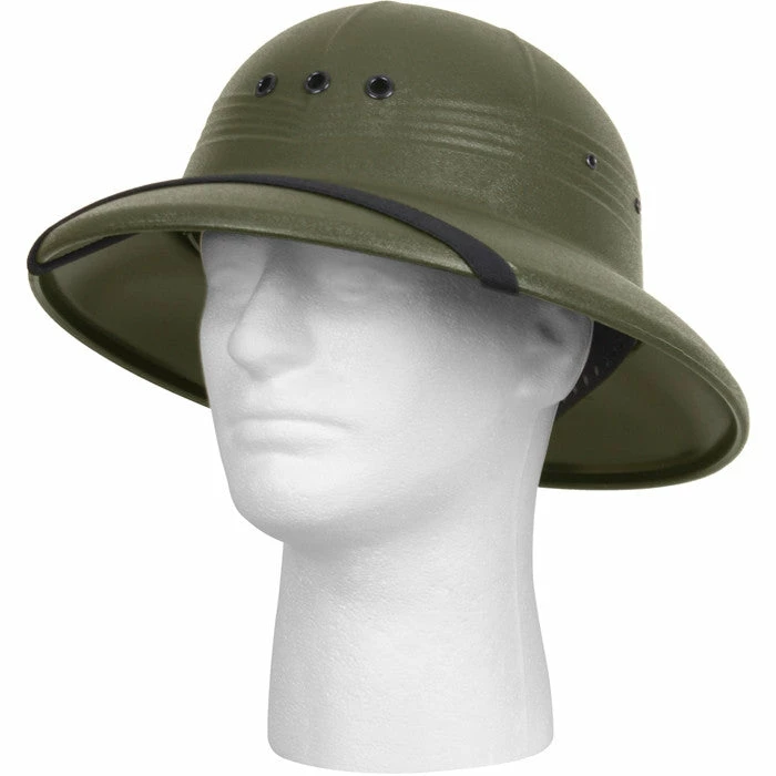 Army Navy Store Headwear Olive Drab - GI Type Vietnam Style Pith Helmet - USA Made 3 Army Navy Store Headwear Olive Drab - GI Type Vietnam Style Pith Helmet - USA Made