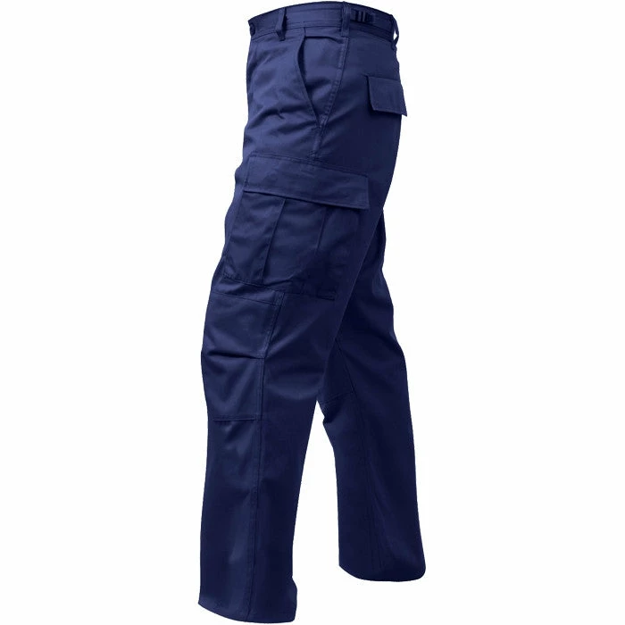 Rothco Midnight Blue - Military BDU Pants With Zipper Fly - Polyester Cotton Twill 6 Rothco Midnight Blue - Military BDU Pants With Zipper Fly - Polyester Cotton Twill