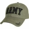 Rothco Olive Drab - ARMY Deluxe Adjustable Cap With Black Lettering Headwear
