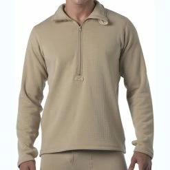 Rothco Sand - ECWCS Generation III Underwear Zip-Collar Shirt