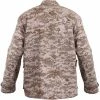 Rothco Shirts Digital Desert Camouflage - Military BDU Shirt - Cotton Polyester