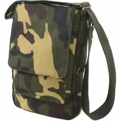 Army Navy Store Bags Woodland Camouflage - Vintage Canvas Military Tech Bag 9 Army Navy Store Bags Woodland Camouflage - Vintage Canvas Military Tech Bag