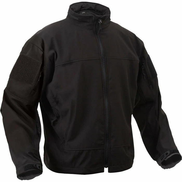 Rothco Black - Tactical Lightweight Covert Operations Soft Shell Jacket Jackets / Coats 3 Rothco Black - Tactical Lightweight Covert Operations Soft Shell Jacket Jackets / Coats