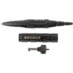 Army Navy Store Pocket Tools / Knife Accessories Black - Tactical Glass Breaker & Handcuff Key Pen