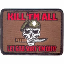Rothco Patches Kill Em All Let God Sort Em Out Morale Patch