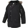 Rothco Black - Military Vintage N-3B Parka Jackets / Coats 2 Rothco Black - Military Vintage N-3B Parka Jackets / Coats