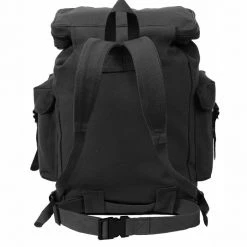 Army Navy Store Black - European Style Rucksack Backpack