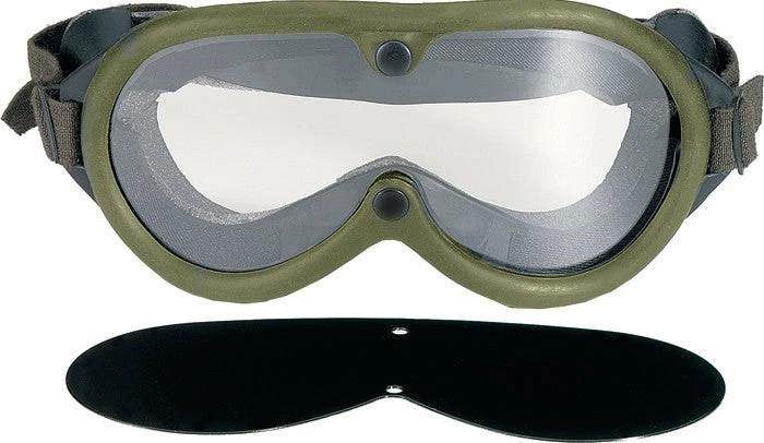 Rothco Olive Drab - Military GI Style Sun-Wind-Dust Goggles 3 Rothco Olive Drab - Military GI Style Sun-Wind-Dust Goggles