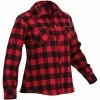 Rothco Red Plaid - Womens Button Down Flannel Shirt Shirts