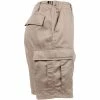 Rothco Khaki - Military Cargo BDU Shorts - Polyester Cotton Twill