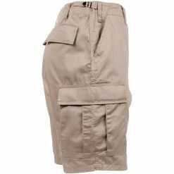 Rothco Khaki - Military Cargo BDU Shorts - Polyester Cotton Twill