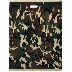 Rothco Woodland Camouflage - Large Size Deluxe Shopping Bags 50 Pack