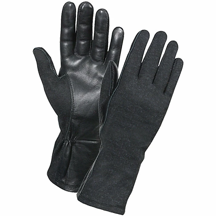 Rothco Black - Military Flame And Heat Resistant Tactical Flight Gloves 3 Rothco Black - Military Flame And Heat Resistant Tactical Flight Gloves