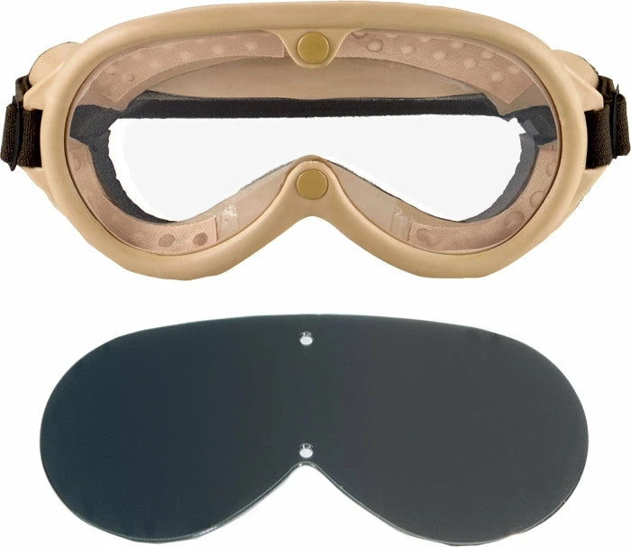 Rothco Tan - Military GI Style Sun-Wind-Dust Goggles Law Enforcement Gear 3 Rothco Tan - Military GI Style Sun-Wind-Dust Goggles Law Enforcement Gear