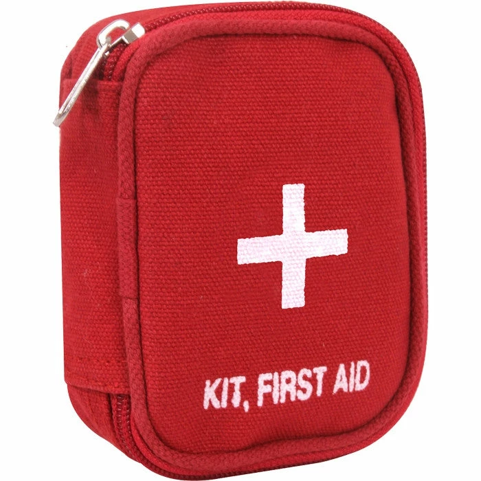 Army Navy Store Red - Military Zipper First Aid Kit With Contents Camping / Survival Gear 4 Army Navy Store Red - Military Zipper First Aid Kit With Contents Camping / Survival Gear